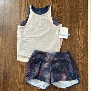 Size M/8-10 Athleta Team Up Tank and Shorts